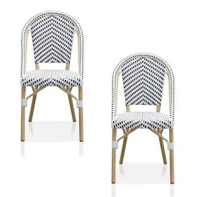 3pc Arna Patio Chair Set With Side Table - MiBasics 3 3pc Arna Patio Chair Set With Side Table - MiBasics