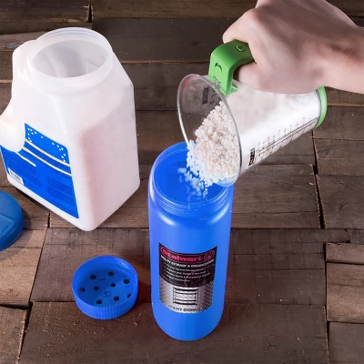 Fleming Supply Handheld Salt, Seed, And Fertilizer Spreader For Lawns, Gardens, And Yards - Blue 3 Fleming Supply Handheld Salt, Seed, And Fertilizer Spreader For Lawns, Gardens, And Yards - Blue