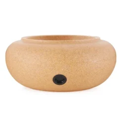 HC Companies Versatile 21 Inch Round Natural Decorative Plastic Outdoor Garden Hose Storage Pot With Side Hole For Faucet Connection 13 HC Companies Versatile 21 Inch Round Natural Decorative Plastic Outdoor Garden Hose Storage Pot With Side Hole For Faucet Connection -Sunnydaze Decor Store GUEST 00b371c6 306c 4fd1 b40a f191106ce080