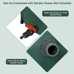 Costway 53 Gallon Portable Rain Barrel Water Collector Collapsible Tank W/Spigot Filter -Sunnydaze Decor Store GUEST 00b78fd1 401e 41fe 8f43 10ed2b6fea7d