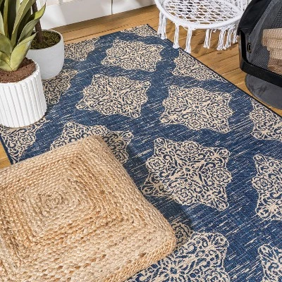 Tuscany Ornate Medallions Indoor/Outdoor Area Rug - JONATHAN Y 9 Tuscany Ornate Medallions Indoor/Outdoor Area Rug - JONATHAN Y - Image 7