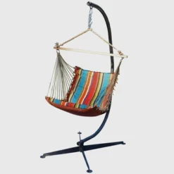 Hanging Soft Comfort Chair - Rust/Teal - Algoma