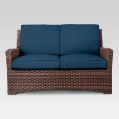 Halsted Wicker Patio Loveseat - Threshold 9 Halsted Wicker Patio Loveseat - Threshold -Sunnydaze Decor Store GUEST 015572ac 0574 4d81 a904 e46380cf37f7