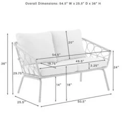 Juniper 2pc Outdoor Wicker Conversation Set With Loveseat & Coffee Table - Cream/Natural - Crosley 26 Juniper 2pc Outdoor Wicker Conversation Set With Loveseat & Coffee Table - Cream/Natural - Crosley -Sunnydaze Decor Store GUEST 01fb9a53 1cf9 4442 8807 bcb5ae4b14dd