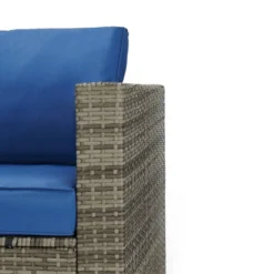 4pc Wicker Patio Sectional Seating Set - Blue - EDYO LIVING 14 4pc Wicker Patio Sectional Seating Set - Blue - EDYO LIVING -Sunnydaze Decor Store GUEST 02ff0c4f 3665 4b06 89cc 5cae43af33f9