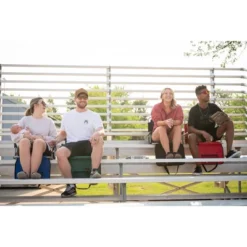 Stansport Folding Stadium Seat With Arms Red/Tan -Sunnydaze Decor Store GUEST 038ae39e c221 4ac5 b437 2f04db91ebc9