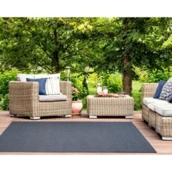 Liora Manne Avalon Indoor/Outdoor Rug Navy -Sunnydaze Decor Store GUEST 03cae8ac 9c61 4fe0 b4e2 ac312110c4ce
