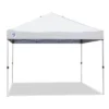 Z-Shade 10 X 10 Foot Straight Leg Outdoor Pop Up Canopy Tent With 3 Adjustable Heights And Z-Shade Heavy Duty Wrap Around Leg Weight Bags, White -Sunnydaze Decor Store GUEST 0453b85d ed08 4a0b 8d08 774ce60f0998