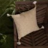 Yellow & White 18X18 Hand Woven Filled Outdoor Pillow - Foreside Home & Garden 1 Yellow & White 18X18 Hand Woven Filled Outdoor Pillow - Foreside Home & Garden -Sunnydaze Decor Store GUEST 0490e108 6a4f 4f99 82d2 cf0492c8d0c7