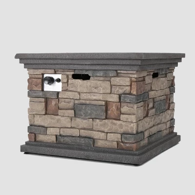 Kaula 5pc Faux Rattan Club Chair & Fire Pit Chat Set - Christopher Knight Home 6 Kaula 5pc Faux Rattan Club Chair & Fire Pit Chat Set - Christopher Knight Home - Image 4