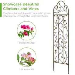 Best Choice Products Set Of 2 60x15in Iron Arched Garden Trellis Fence Panel W/ Branches, Birds For Climbing Plants 10 Best Choice Products Set Of 2 60x15in Iron Arched Garden Trellis Fence Panel W/ Branches, Birds For Climbing Plants -Sunnydaze Decor Store GUEST 04d04023 35e4 4187 9291 211afa56bcaf
