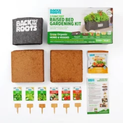 Back To The Roots Organic Raised Bed Gardening Kit With Soil, Seeds, And Plant Food -Sunnydaze Decor Store GUEST 04ef3a08 d0e0 4a68 b1c8 32aeaffa1db8