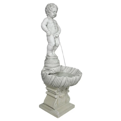 Design Toscano The Peeing Boy Of Brussels Sculptural Fountain With Plinth Base 5 Design Toscano The Peeing Boy Of Brussels Sculptural Fountain With Plinth Base - Image 3