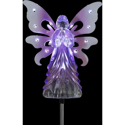 39.25" Metal Angel Solar Stake Purple - Exhart 13 39.25" Metal Angel Solar Stake Purple - Exhart - Image 11
