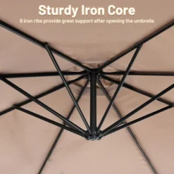 Costway 10 FT Patio Offset Umbrella W/8 Ribs Cross Base Tilt 25 Costway 10 FT Patio Offset Umbrella W/8 Ribs Cross Base Tilt -Sunnydaze Decor Store GUEST 059cd7a1 ef9a 45c6 83f1 959d1c62253e