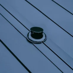 7pc Outdoor Dining Set With Swivel Sling Chairs & Large Metal Rectangle Table With Umbrella Hole - Gray - Captiva Designs 24 7pc Outdoor Dining Set With Swivel Sling Chairs & Large Metal Rectangle Table With Umbrella Hole - Gray - Captiva Designs -Sunnydaze Decor Store GUEST 062fcd0d f553 4f28 9c11 a03e8b2eb309 1