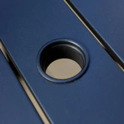 5pc Outdoor Dining Set With Swivel Chairs With Seat & Back Cushions & Square Metal Table With Umbrella Hole - Captiva Designs -Sunnydaze Decor Store GUEST 06b16d69 ec65 49dc b217 10e7a9afd6de 1