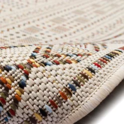 Liora Manne Avena Indoor/Outdoor Rug Ivory -Sunnydaze Decor Store GUEST 0777eacb feef 42bd 8d1c b6e33bbf39e7