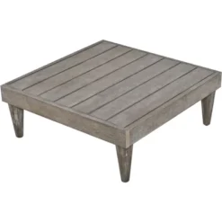 Outdoor 3-Piece Garden Solid Wood Furniture Sofa With Coffee Table, Side Table And Cushions, Gray+Beige - ModernLuxe 25 Outdoor 3-Piece Garden Solid Wood Furniture Sofa With Coffee Table, Side Table And Cushions, Gray+Beige - ModernLuxe -Sunnydaze Decor Store GUEST 07e0d833 2835 431d 8809 1661f0dfd0dc