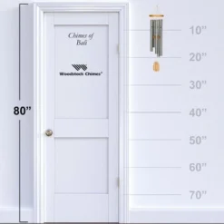 Woodstock Wind Chimes Signature Collection, Chimes Of Bali, 25'' Silver Wind Chime BWS -Sunnydaze Decor Store GUEST 081b9257 94dc 42d8 9819 b661daaa5093