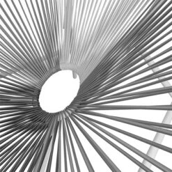 Avo 2pk Indoor/Outdoor Modern Extra Large Lounge Chair Black/White/Gray - CosmoLiving By Cosmopolitan -Sunnydaze Decor Store GUEST 082b3d89 f106 4281 8e41 3ead67fb2b8d