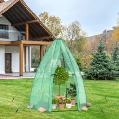 Costway 5.5'x 5.5'x 6' Portable Mini Garden Greenhouse With Window & Roll-up Zippered Door 14 Costway 5.5'x 5.5'x 6' Portable Mini Garden Greenhouse With Window & Roll-up Zippered Door -Sunnydaze Decor Store GUEST 08ecd5a1 d585 406b b1b9 e496274226ab