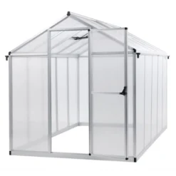 Aoodor Walk-In Greenhouse Polycarbonate Panel Hobby Greenhouses With Aluminum Frame Heavy Duty -Sunnydaze Decor Store GUEST 0938a8b2 368f 4fca aa04 393606327065