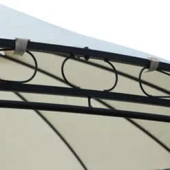 Outsunny 11.5' Steel Outdoor Patio Gazebo Canopy With Double Roof Romantic Round Design & Included Side Curtains -Sunnydaze Decor Store GUEST 0979b341 18a8 449a 9f46 98bdef5b5dff