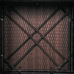 4pc Wicker Patio Sectional Seating Set With Cushions - Brown/Blue - GODEER 29 4pc Wicker Patio Sectional Seating Set With Cushions - Brown/Blue - GODEER -Sunnydaze Decor Store GUEST 09a2d57e 0d9b 4484 9523 c2c49007bd08