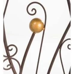 Wind & Weather Gold And Brown Abstract Metal Trellis