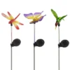 3pc Butterfly, Hummingbird, And Dragonfly Solar Fiber LED Pathway Garden Stakes - Alpine Corporation -Sunnydaze Decor Store GUEST 0ad99494 0df3 45da a29a fa8b91809eeb