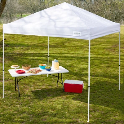 Caravan Canopy V-Series 10 X 10' 2 Straight Leg Sidewall Kit And M-Series Pro 2 10 X 10 Foot Shade Tent With Roller Bag For Recreational Use 5 Caravan Canopy V-Series 10 X 10' 2 Straight Leg Sidewall Kit And M-Series Pro 2 10 X 10 Foot Shade Tent With Roller Bag For Recreational Use - Image 3