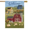 Briarwood Lane Spring Countryside Welcome House Flag Primitive Salt Box House 28" X 40" 2 Briarwood Lane Spring Countryside Welcome House Flag Primitive Salt Box House 28" X 40" -Sunnydaze Decor Store GUEST 0c1b0dc0 a3a0 46bb a8c1 f89666d44b9c
