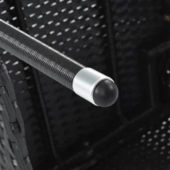 7pc Outdoor Wicker Dining Set With Acacia Wood Tabletop & Cushions - Beige - GODEER -Sunnydaze Decor Store GUEST 0c30bbb5 89a2 4da8 9338 11d180ff7c3b