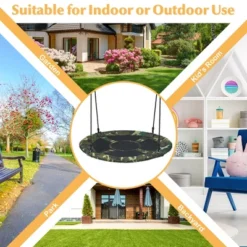 Costway 40'' Kids Flying Saucer Tree Swing Indoor Outdoor Play Set 17 Costway 40'' Kids Flying Saucer Tree Swing Indoor Outdoor Play Set -Sunnydaze Decor Store GUEST 0c698a32 cfb8 4769 992f bf42f667a692