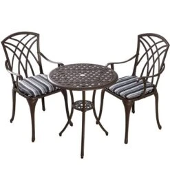 Kinger Home Ekta 3-Piece Patio Bistro Set -Sunnydaze Decor Store GUEST 0d69cdc2 2045 43c7 b803 7485958777ac
