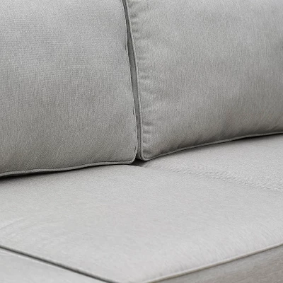 Capella 5pc Outdoor Wicker Sofa Set - Gray - Crosley 14 Capella 5pc Outdoor Wicker Sofa Set - Gray - Crosley - Image 12