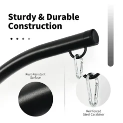 Costway C Hammock Frame Stand Solid Steel Construction 15 Costway C Hammock Frame Stand Solid Steel Construction -Sunnydaze Decor Store GUEST 0e790f88 1c2a 4bdb 8728 022950325373