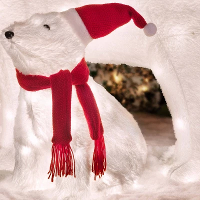 Haute Decor 2pk Polar Bear Outdoor Decor 4 Haute Decor 2pk Polar Bear Outdoor Decor - Image 2
