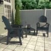 Hamilton 3pc Outdoor Set With Deck Chairs & Adirondack Side Table - Highwood -Sunnydaze Decor Store GUEST 0ec5536f 17d3 44f9 84b4 c614d6bbbc8b