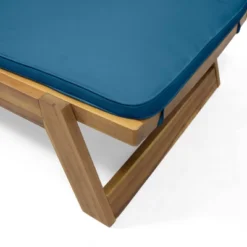 Kyoto 3pc Outdoor Acacia Wood Chaise Lounge Set With Cushions - Teak/Blue - Christopher Knight Home 16 Kyoto 3pc Outdoor Acacia Wood Chaise Lounge Set With Cushions - Teak/Blue - Christopher Knight Home -Sunnydaze Decor Store GUEST 0effdee0 0c57 43d4 be97 ca630ce93891
