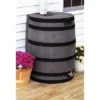 Good Ideas Rain Wizard 50 Gallon Plastic Outdoor Home Rain Barrel Water Storage Collector With Brass Spigot And Flat Back Design, Dark Oak -Sunnydaze Decor Store GUEST 0f082ced 7727 4233 83e0 6c64b9a5ea58