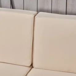 Oana 10pc Acacia Wood U-Shaped Sectional Sofa With Fire Pit Set - Teak/Beige - Christopher Knight Home 10 Oana 10pc Acacia Wood U-Shaped Sectional Sofa With Fire Pit Set - Teak/Beige - Christopher Knight Home -Sunnydaze Decor Store GUEST 0ff32105 38e0 4aa4 9676 eb6554d87162