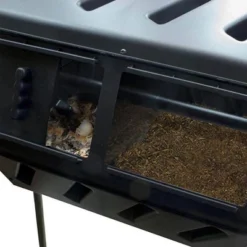 FCMP Outdoor IM4000 37 Gallon 8 Sided Plastic Dual Chamber Tumbling Composter Outdoor Elevated Rotating Garden Compost Bin, Black -Sunnydaze Decor Store GUEST 112cc546 7efe 4efd 8247 ec1d79e7cc3f