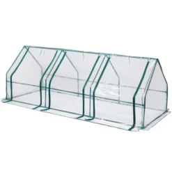 Aoodor 9 Ft. X 3 Ft. X 3 Ft. Mini Outdoor Greenhouse Three Zipped Doors 16 Aoodor 9 Ft. X 3 Ft. X 3 Ft. Mini Outdoor Greenhouse Three Zipped Doors -Sunnydaze Decor Store GUEST 119373e7 4b59 4706 8436 e3161cb29942