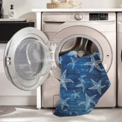 Caspian Washable Outdoor Rug Blue/Light Blue - Linon -Sunnydaze Decor Store GUEST 11b4b3e1 5b11 4418 91a1 8ab66dd9dff1