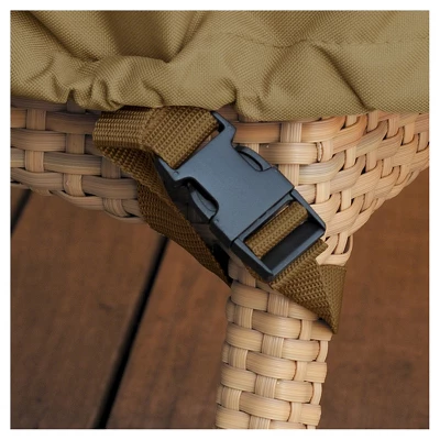 Veranda Medium General Purpose And Conversation Set Cover - Light Pebble - Classic Accessories 6 Veranda Medium General Purpose And Conversation Set Cover - Light Pebble - Classic Accessories - Image 4