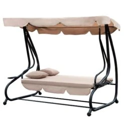 Outsunny 3 Seat Outdoor Free Standing Swing Bench Porch Swing With Stand, Comfortable Cushioned Fabric & Included Canopy 13 Outsunny 3 Seat Outdoor Free Standing Swing Bench Porch Swing With Stand, Comfortable Cushioned Fabric & Included Canopy -Sunnydaze Decor Store GUEST 11f6083d a9ad 4df7 9b9e 80c5735e3191