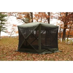 Gazelle GG500GR 4 Person 5 Sided Outdoor Portable Pop Up Water And UV Resistant Gazebo Screened Tent With Carry Bag And Stakes, Alpine Green -Sunnydaze Decor Store GUEST 12607ac8 3da0 4bb1 9177 a5f245c25f43