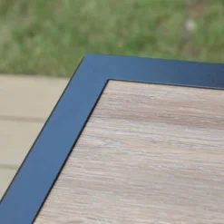 Patio Set With Steel Table With 1.57" Umbrella Hole & Steel Swivel Sling Arm Chairs - Captiva Designs -Sunnydaze Decor Store GUEST 1301773c 1568 4d59 a6ec 5d5c2d05ebb1